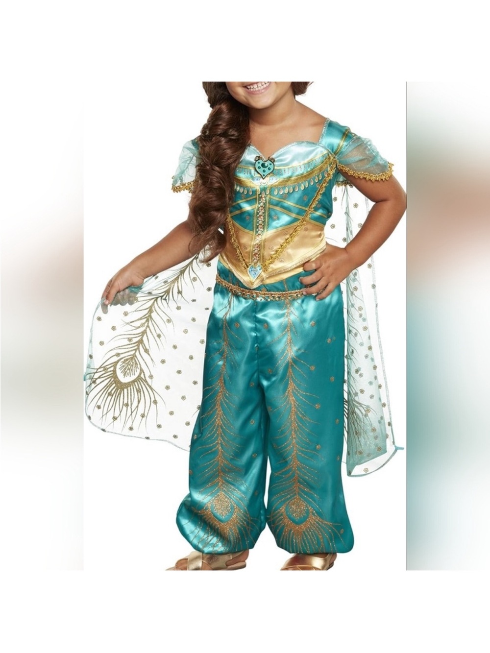 Disney’s Princess Jasmine Teal & Gold Costume
